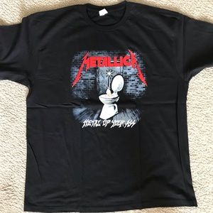 Metallica metal up your a$$ t shirt